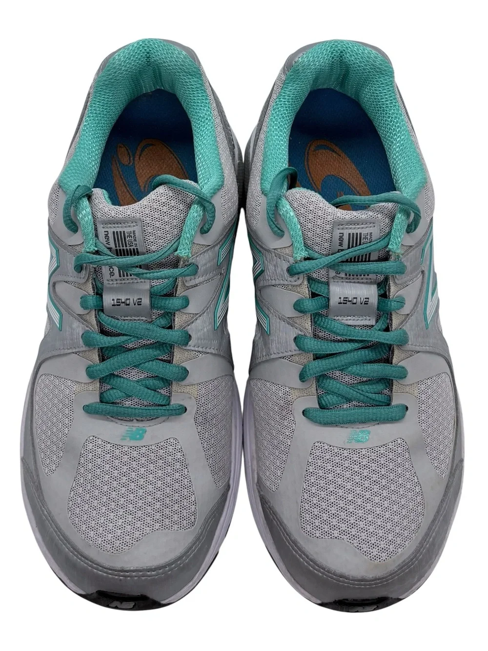 New Balance 1540V2 Running Silver/Mint W1540SG2 Women’s Size 9 2E Shoes Made USA